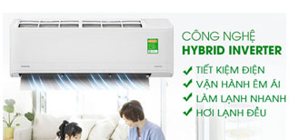 Công nghệ Hybrid Inverter trên máy lạnh điều hòa Toshiba