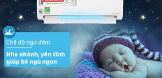 Chế độ ngủ đêm Sleep Timer Start trên máy lạnh điều hòa LG và hướng dẫn sử dụng
