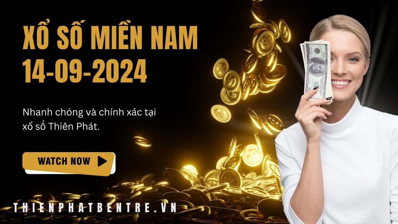 Xổ số miền nam ngày 14 tháng 09 năm 2024